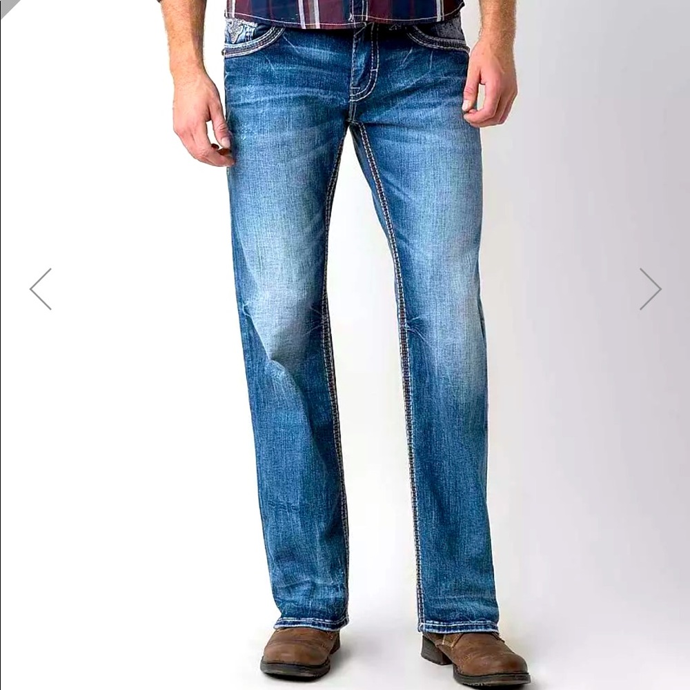 ❌SOLD❌ Rock Revival | Men’s ‘Pile’ Bootcut Jeans